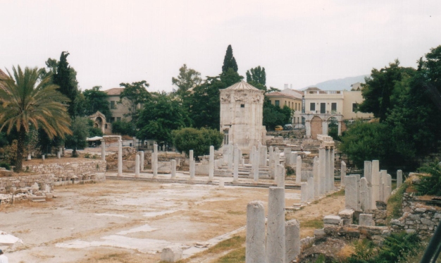 The Roman Agora at Athens with the Tower of the Winds in the background