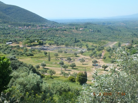 The site of Messene seen from the village of Mavromati
