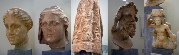 The Lykosoura sculptures in the National Archaeological Museum in Athens